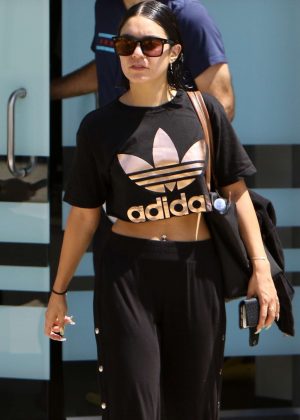 Vanessa Hudgens - Hits Soul Cycle in Beverly Hills